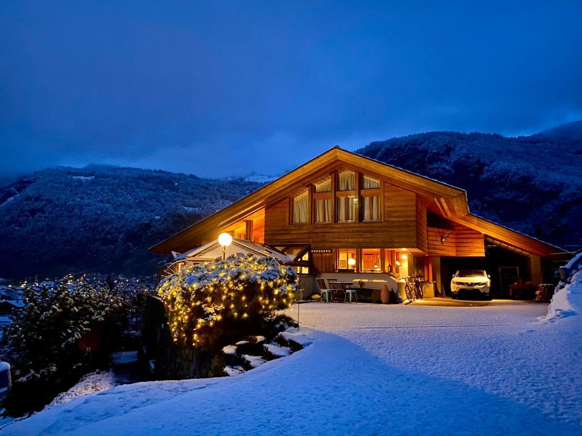Appartement Aareschlucht- Grandiose Aussicht Fuer 2-6 Pers. Meiringen Buitenkant foto