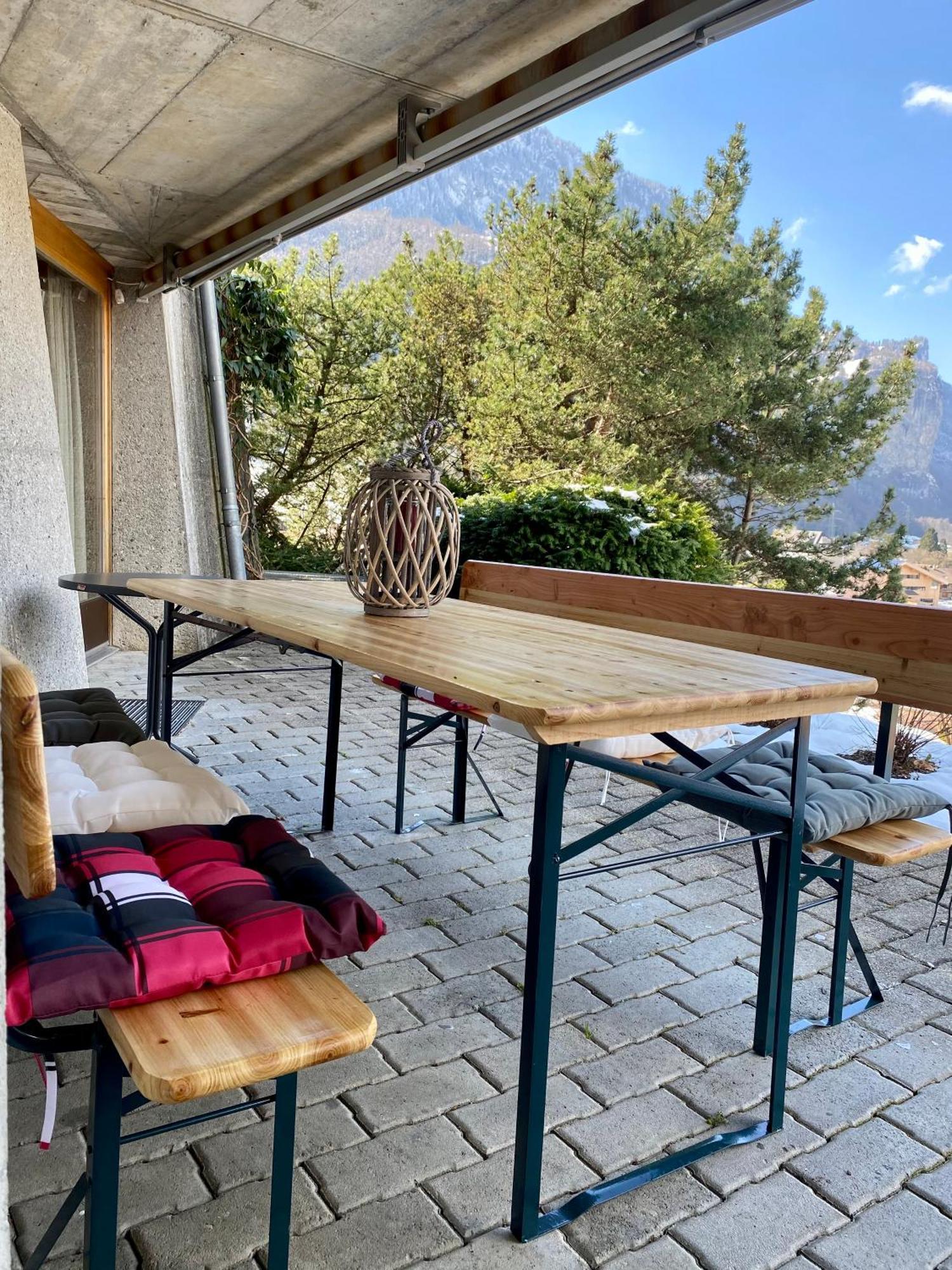 Appartement Aareschlucht- Grandiose Aussicht Fuer 2-6 Pers. Meiringen Buitenkant foto